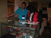 Victor & Carol with Display