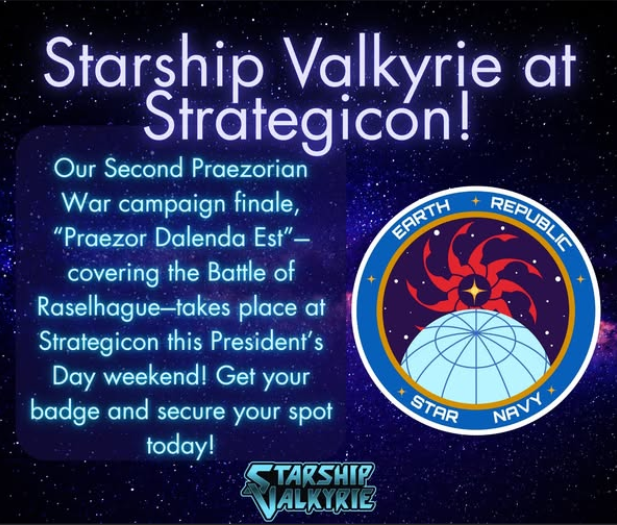 Starship Valkyrie at Strategicon